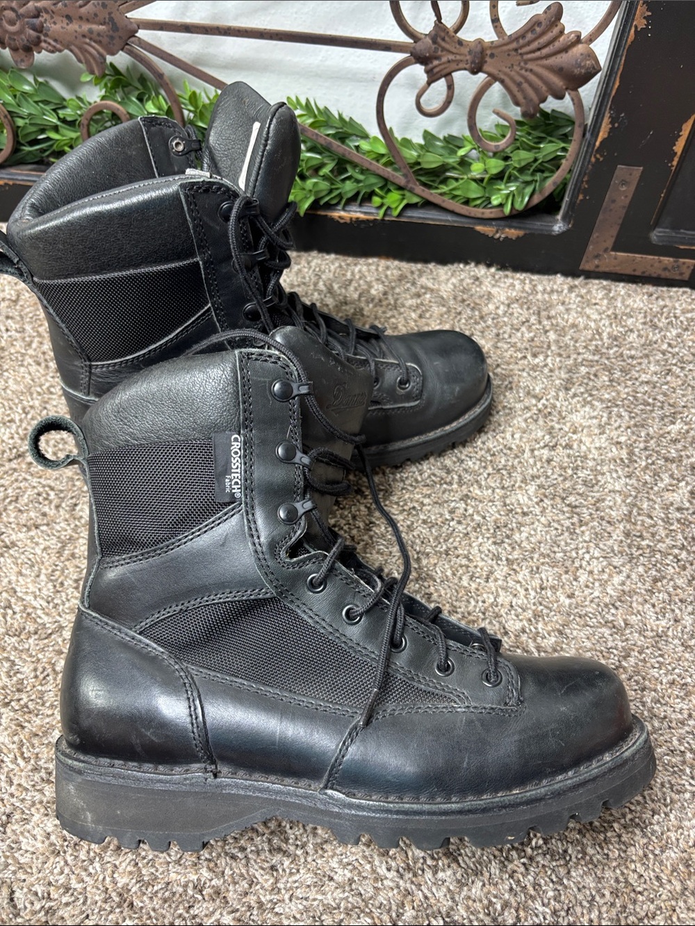 Danner Black Leather Boots Sz 9